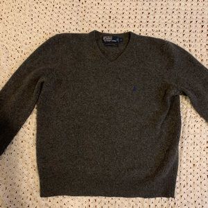 Polo by RL 100% lambs wool sweater. Size Large